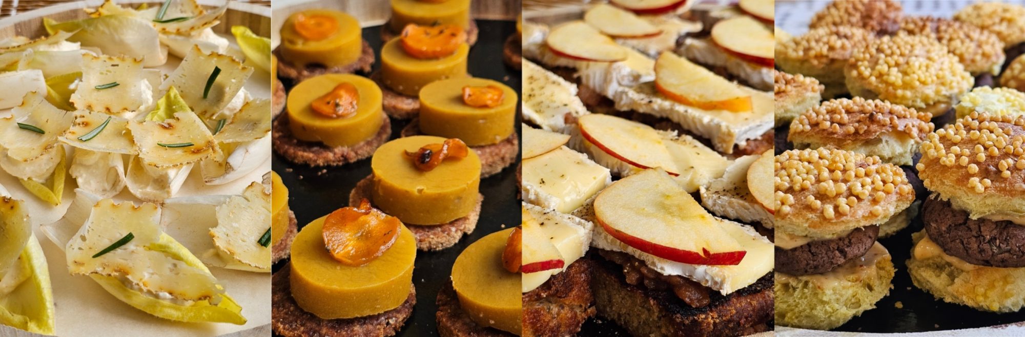Bouchées cocktail mariage écoresponsable